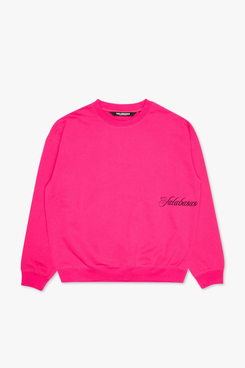 "ALLOY" CREW NECK FUSCHIA - Valabasas