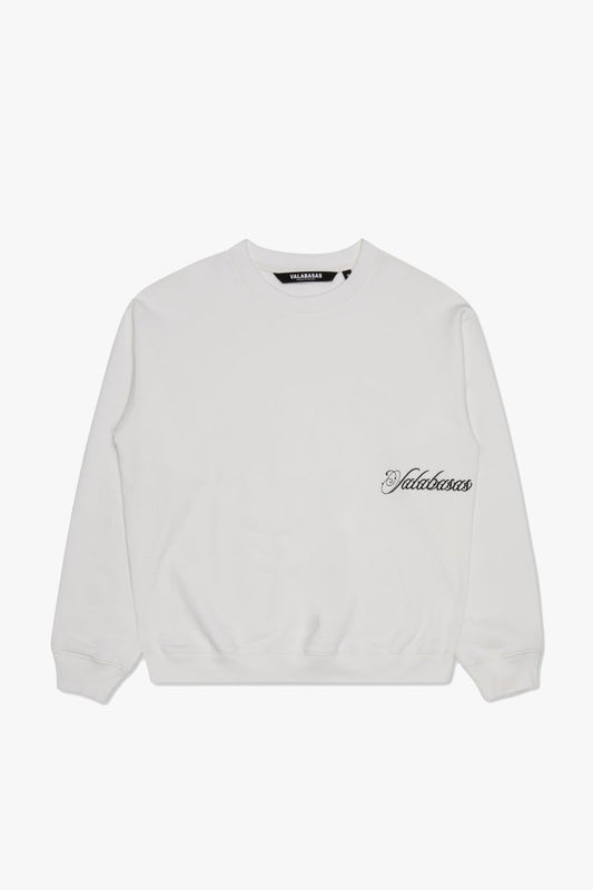"ALLOY" CREW NECK WHITE - Valabasas