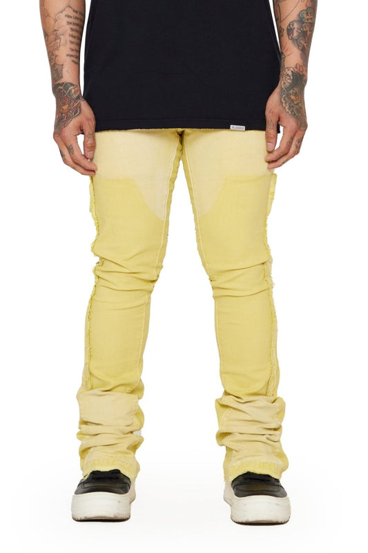 "ALPHA" STACKED FLARE LT. KHAKI - Valabasas