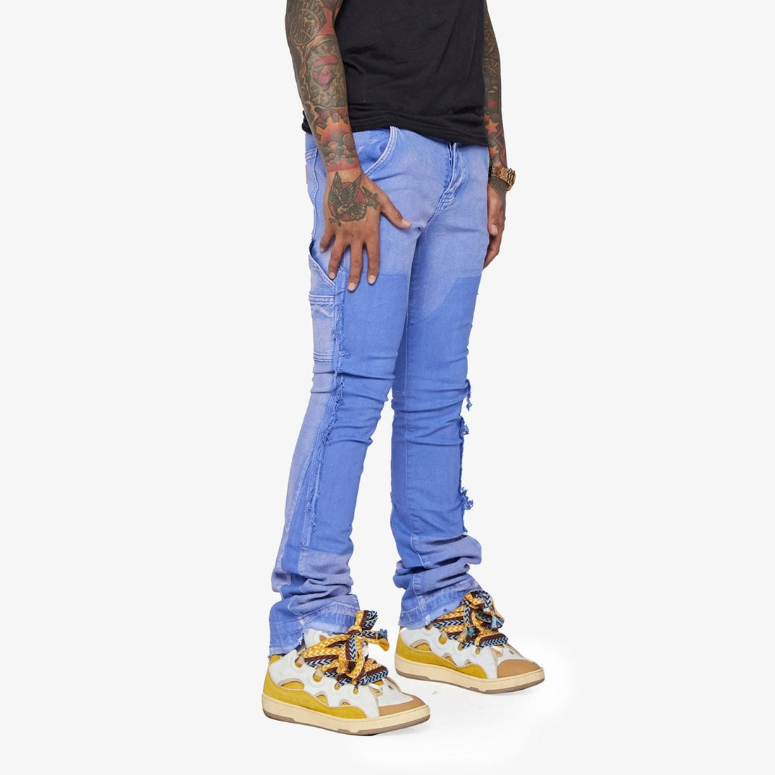 “ALPHA" STACKED FLARE PURPLE - Valabasas