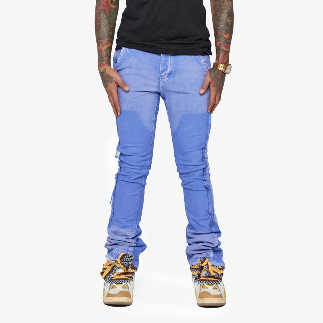 “ALPHA" STACKED FLARE PURPLE - Valabasas