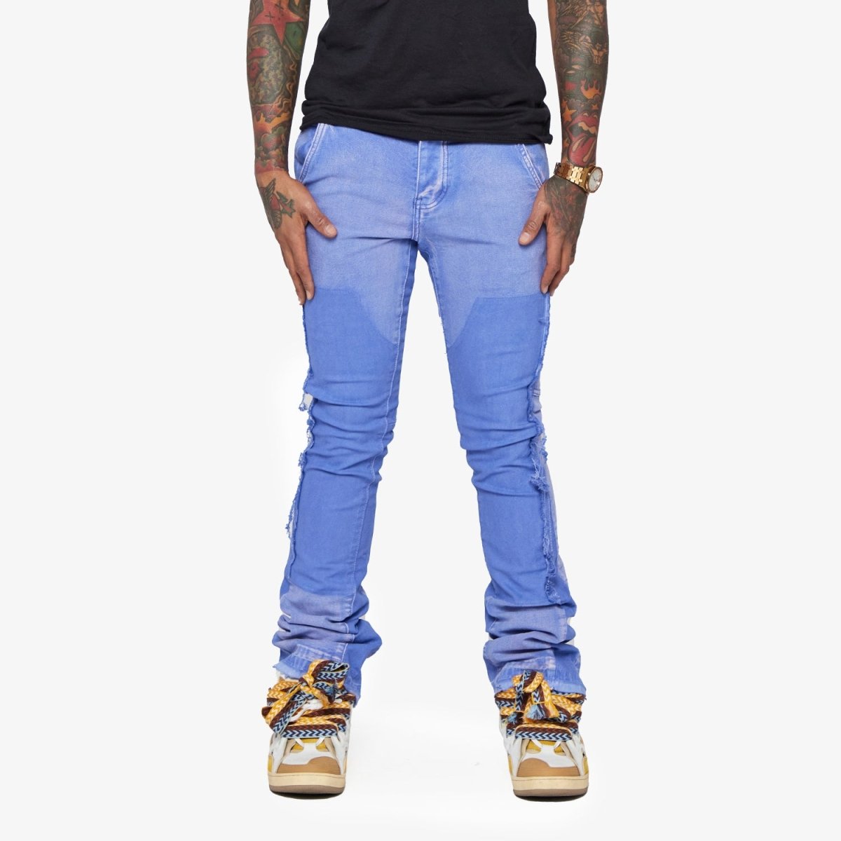 “ALPHA" STACKED FLARE PURPLE - Valabasas