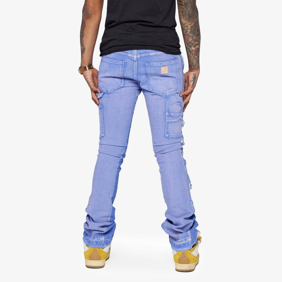 “ALPHA" STACKED FLARE PURPLE - Valabasas