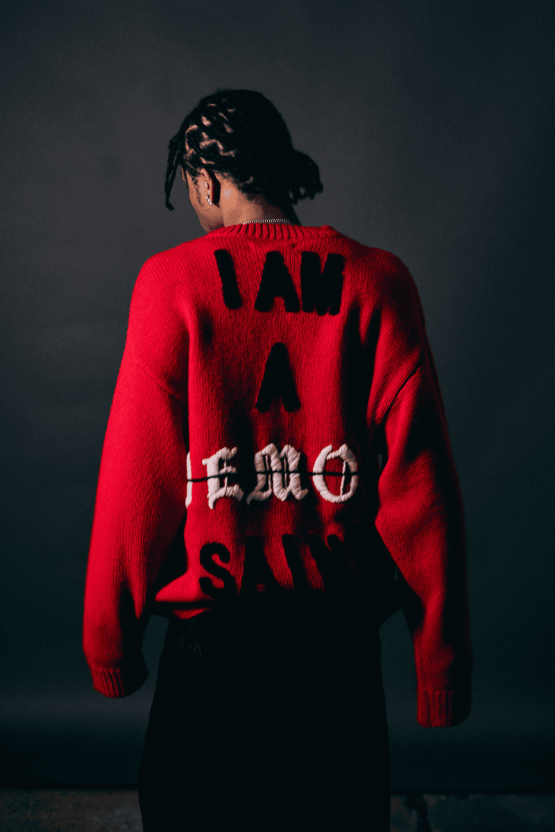Altered Crewneck Red