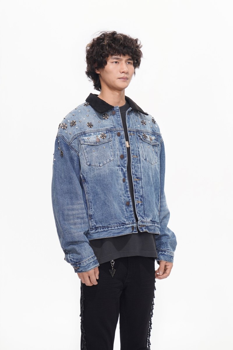 Appearance Jacket Blue Washed - Valabasas