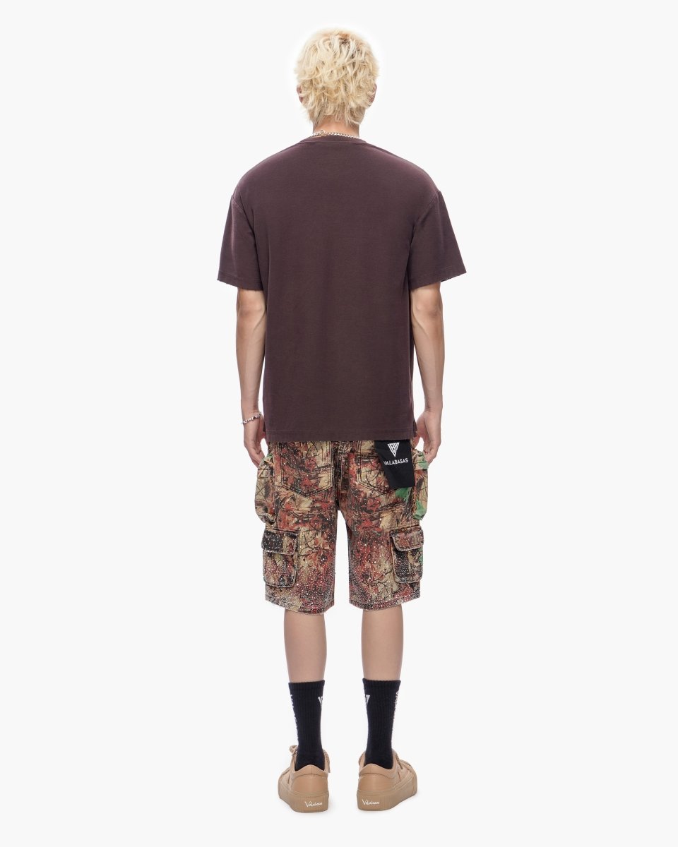 VALABASAS Arch Shorts Leaf Camo back full-body view