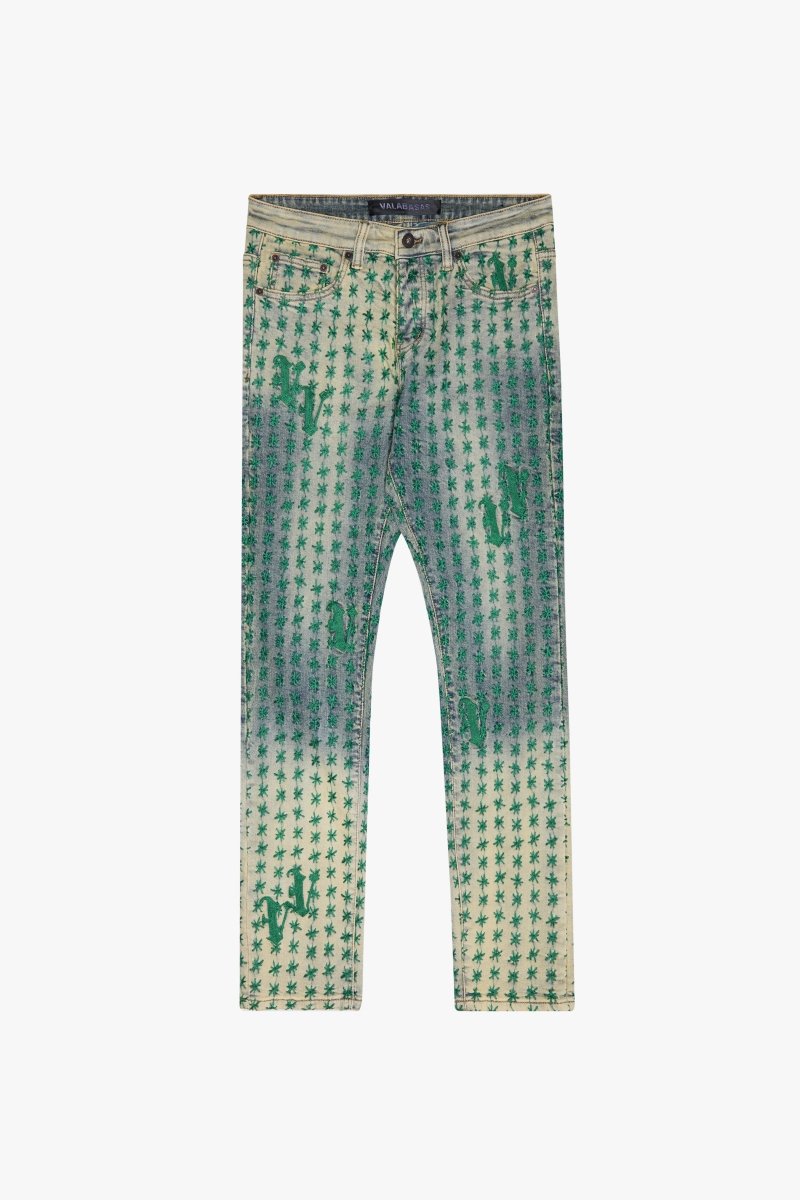 "ASTERISK" SKINNY BLUE/ GREEN - Valabasas