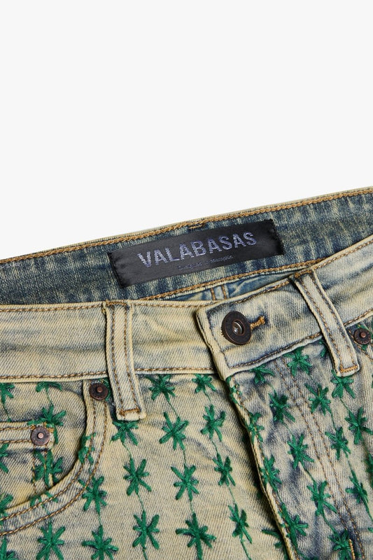 "ASTERISK" SKINNY BLUE/ GREEN - Valabasas