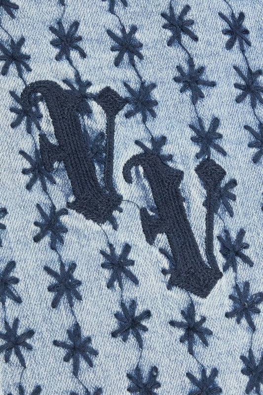 "ASTERISK" STACKED FLARE BLUE/BLACK - Valabasas