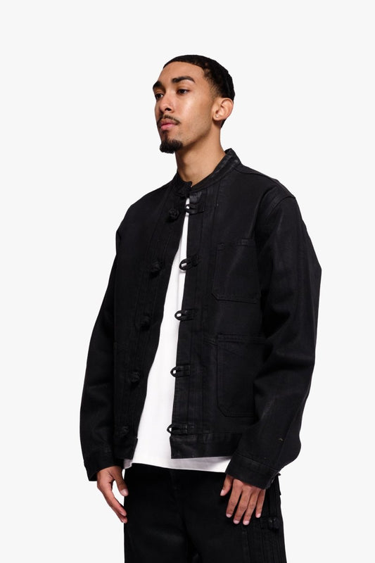 Astro Jacket Black Waxed - Valabasas