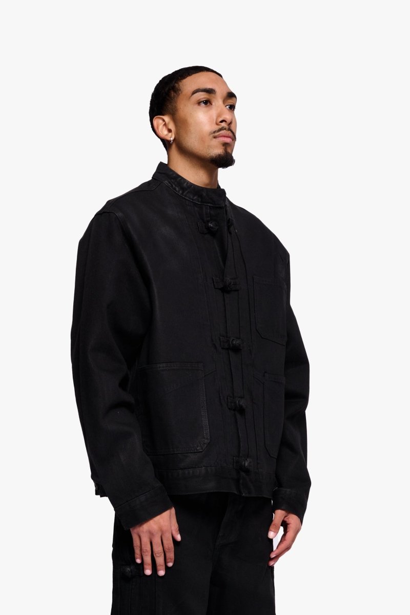 Astro Jacket Black Waxed - Valabasas