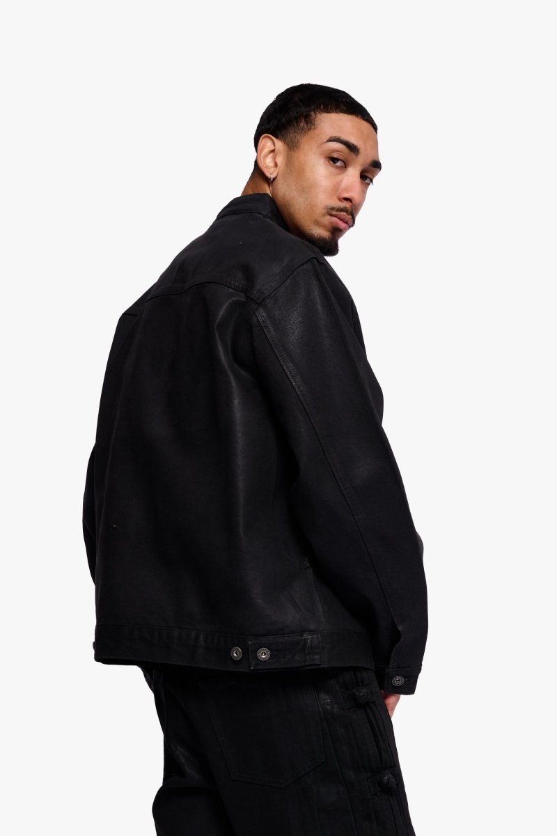 Astro Jacket Black Waxed - Valabasas