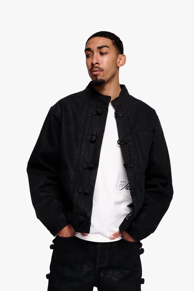 Astro Jacket Black Waxed - Valabasas