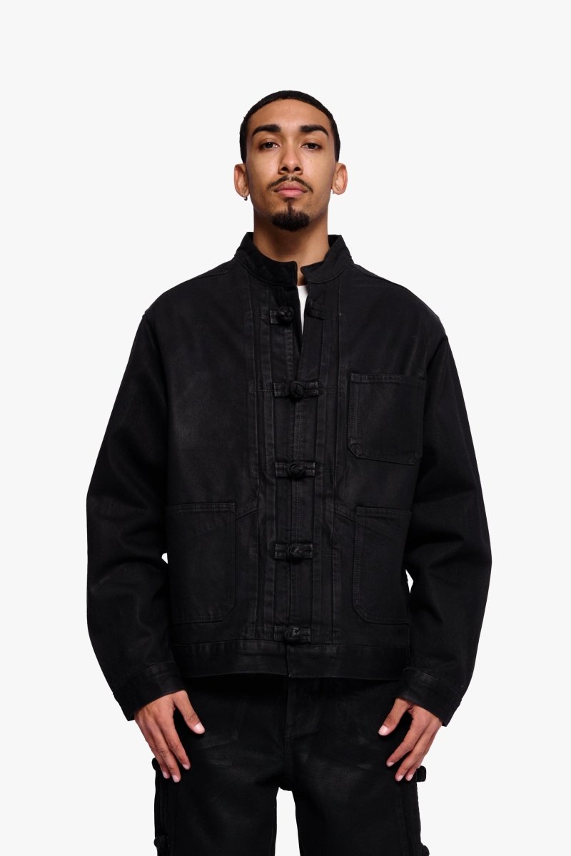 Astro Jacket Black Waxed - Valabasas