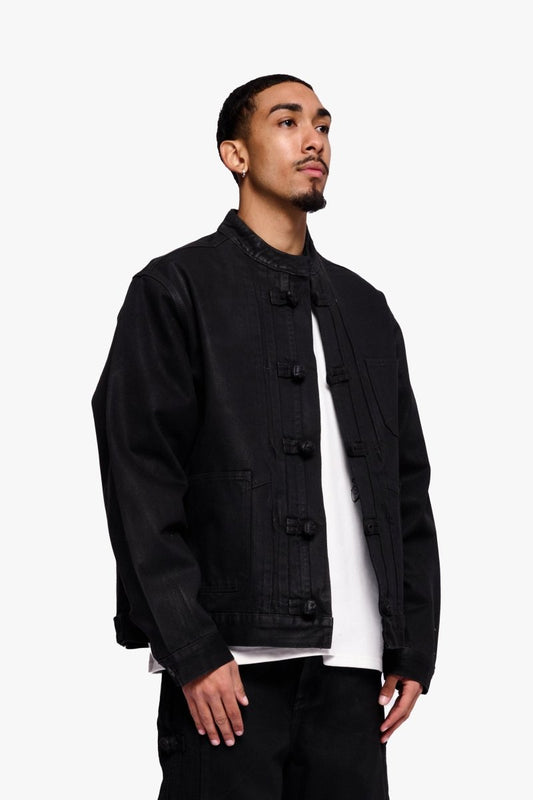 Astro Jacket Black Waxed - Valabasas
