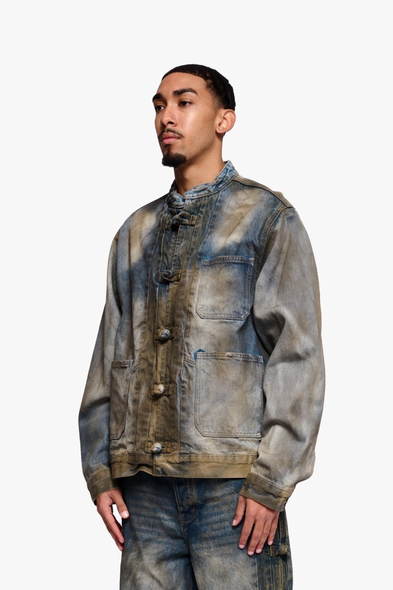 Astro Jacket Dirty Blue Washed - Valabasas