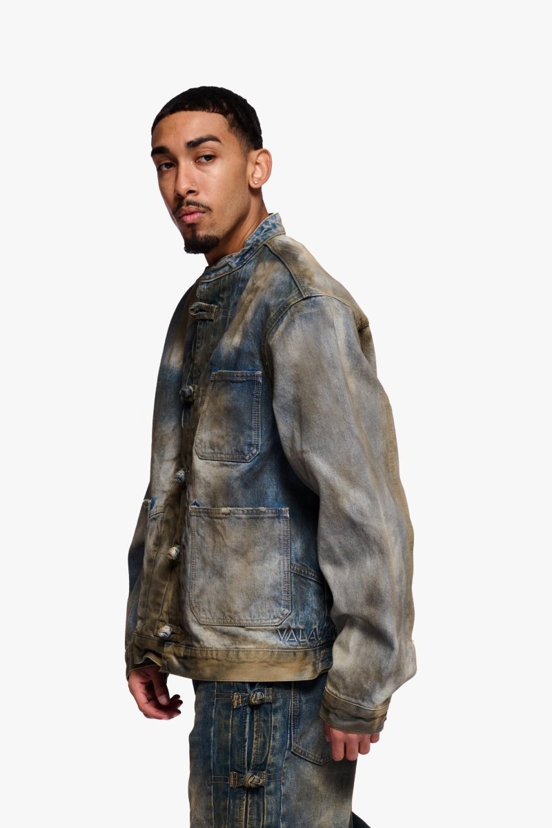 Astro Jacket Dirty Blue Washed - Valabasas