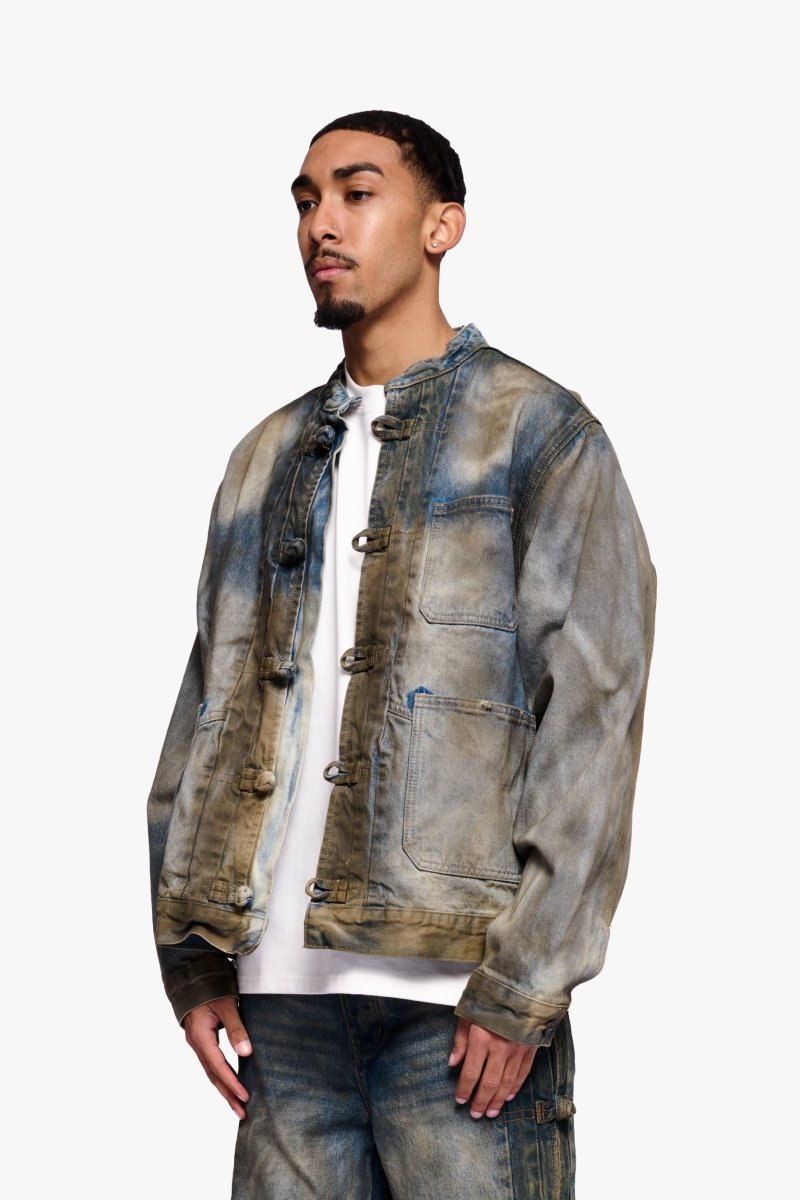 Astro Jacket Dirty Blue Washed - Valabasas
