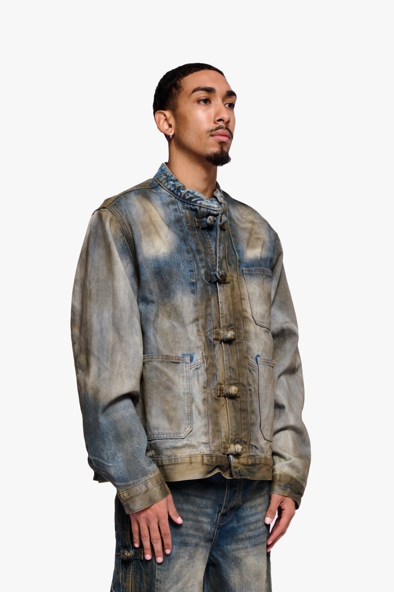 Astro Jacket Dirty Blue Washed - Valabasas
