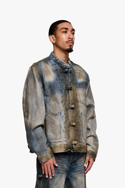 Astro Jacket Dirty Blue Washed - Valabasas