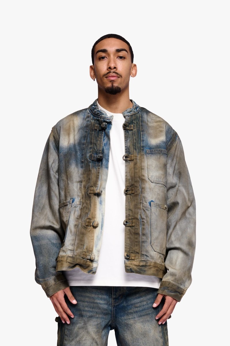Astro Jacket Dirty Blue Washed - Valabasas