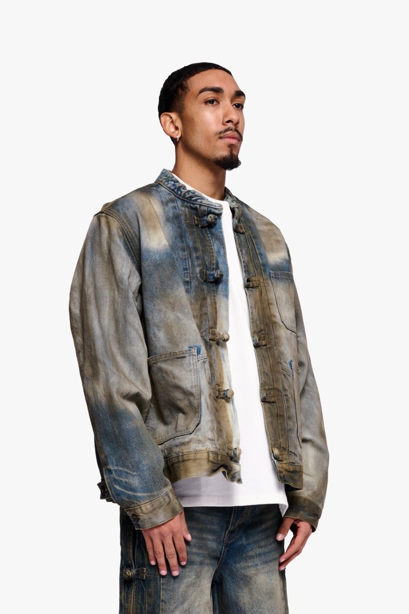 Astro Jacket Dirty Blue Washed - Valabasas