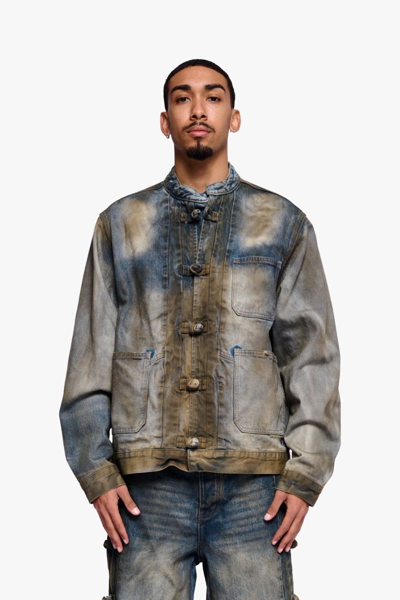 Astro Jacket Dirty Blue Washed - Valabasas