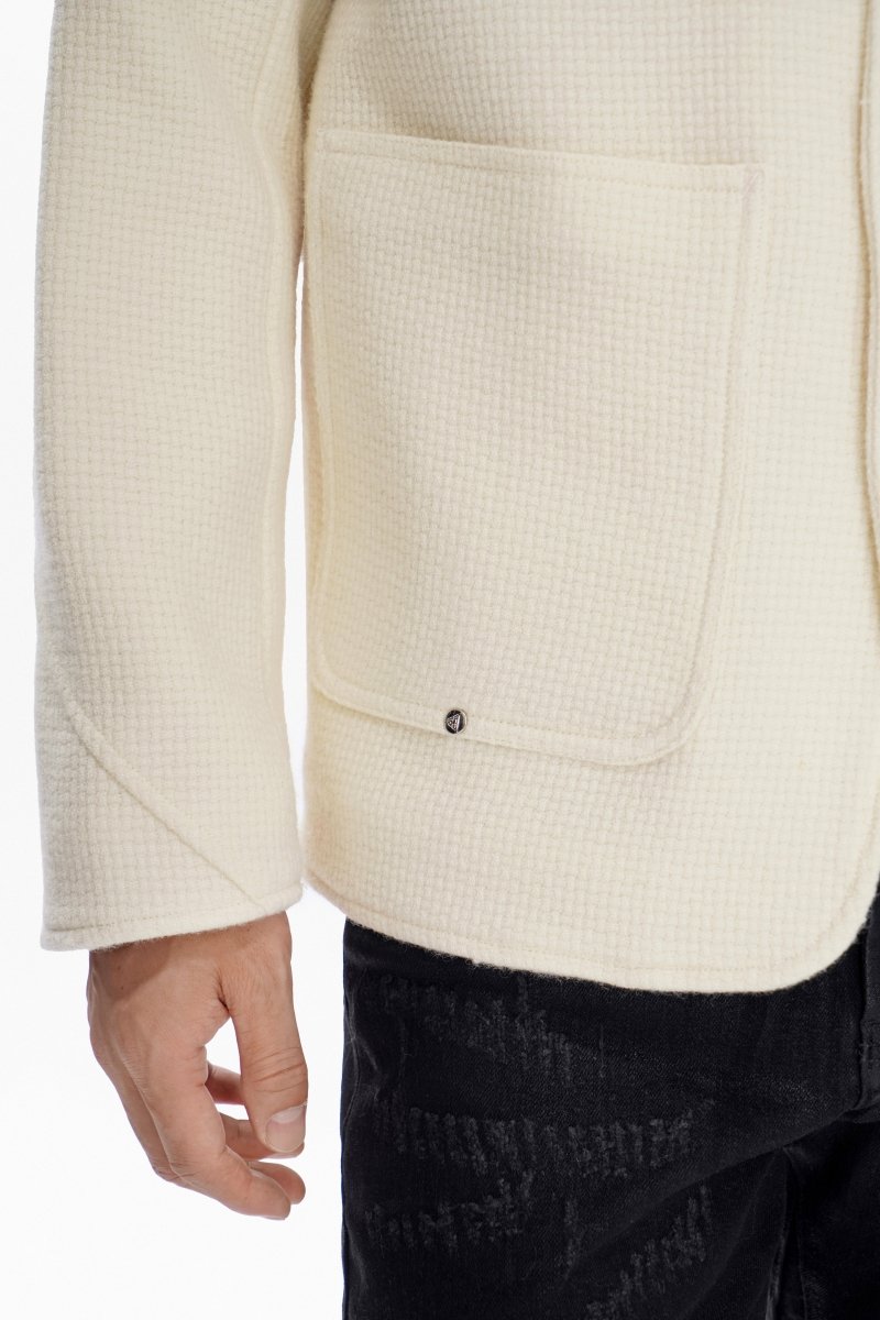 Atelier Woven Button Down Cream - Valabasas