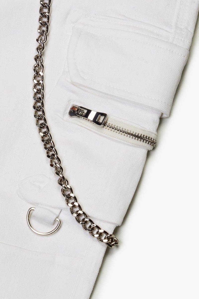 "AURA" SKINNY JEAN WHITE - Valabasas