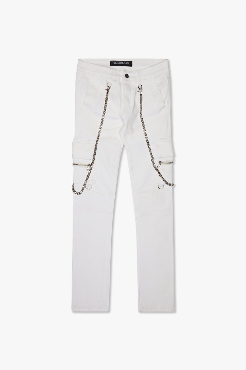 "AURA" SKINNY JEAN WHITE - Valabasas