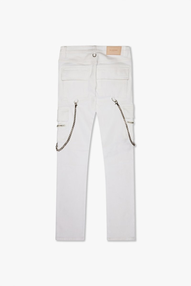 "AURA" SKINNY JEAN WHITE - Valabasas
