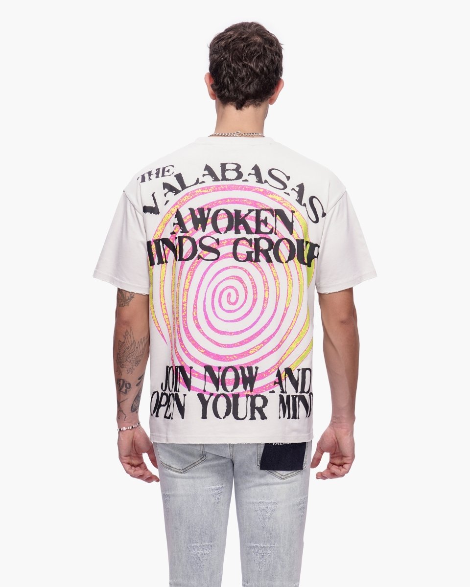 Awoken Minds Tee Beige - Valabasas