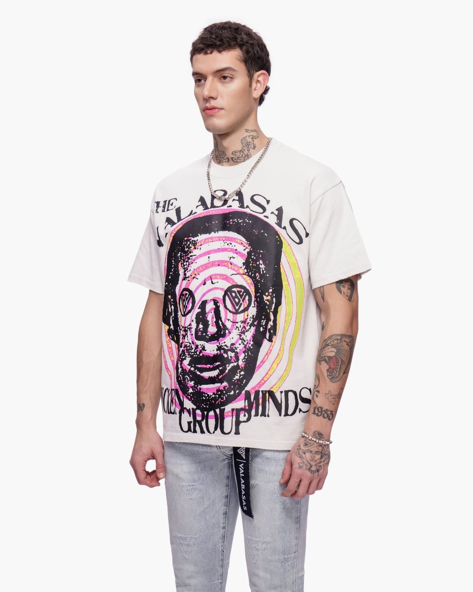 Awoken Minds Tee Beige - Valabasas