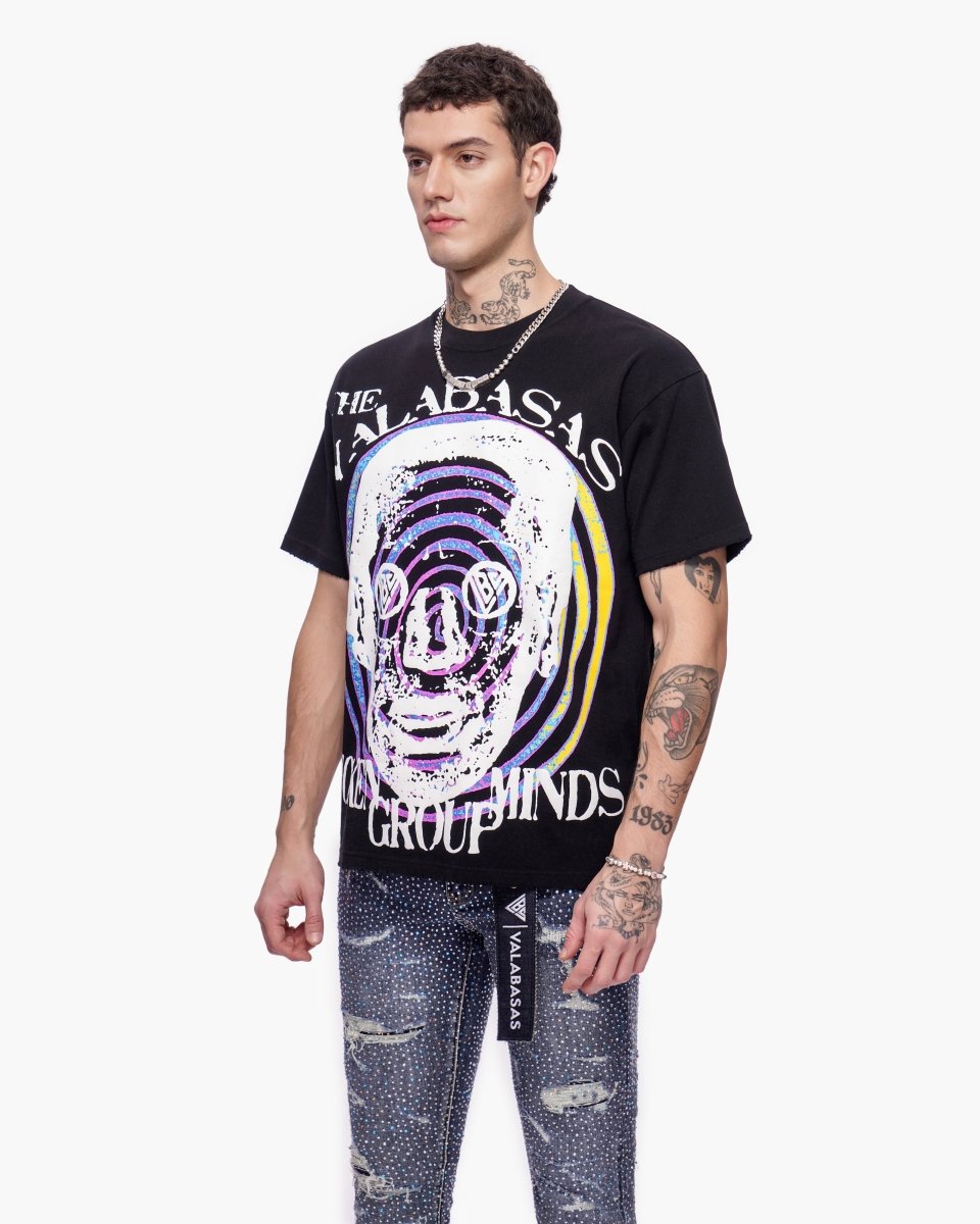 Awoken Minds Tee Black - Valabasas