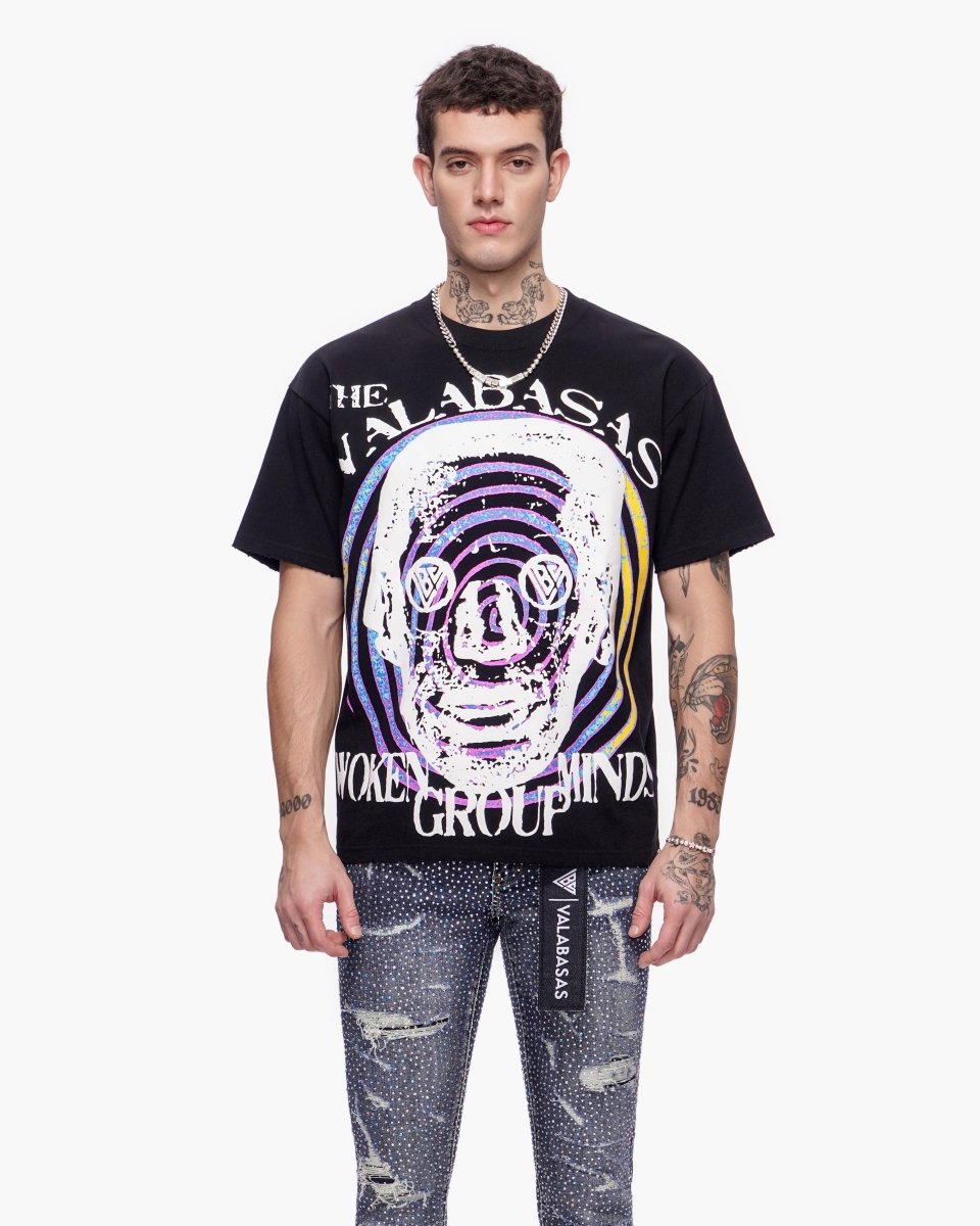 Awoken Minds Tee Black - Valabasas