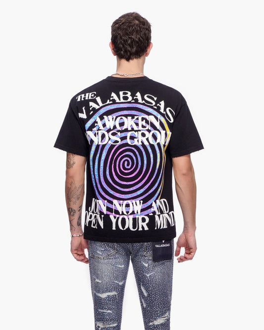 Awoken Minds Tee Black - Valabasas