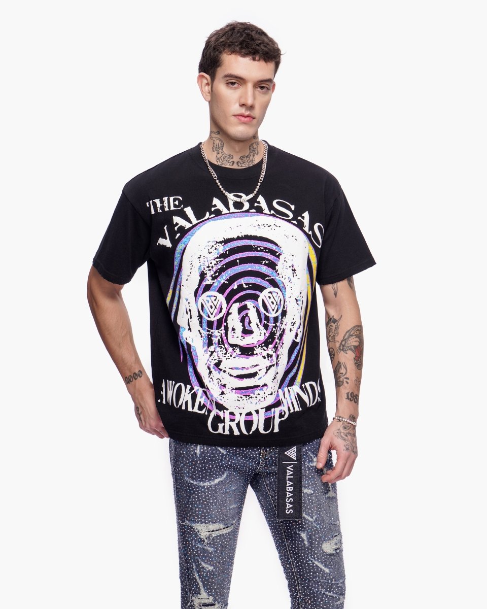 Awoken Minds Tee Black - Valabasas