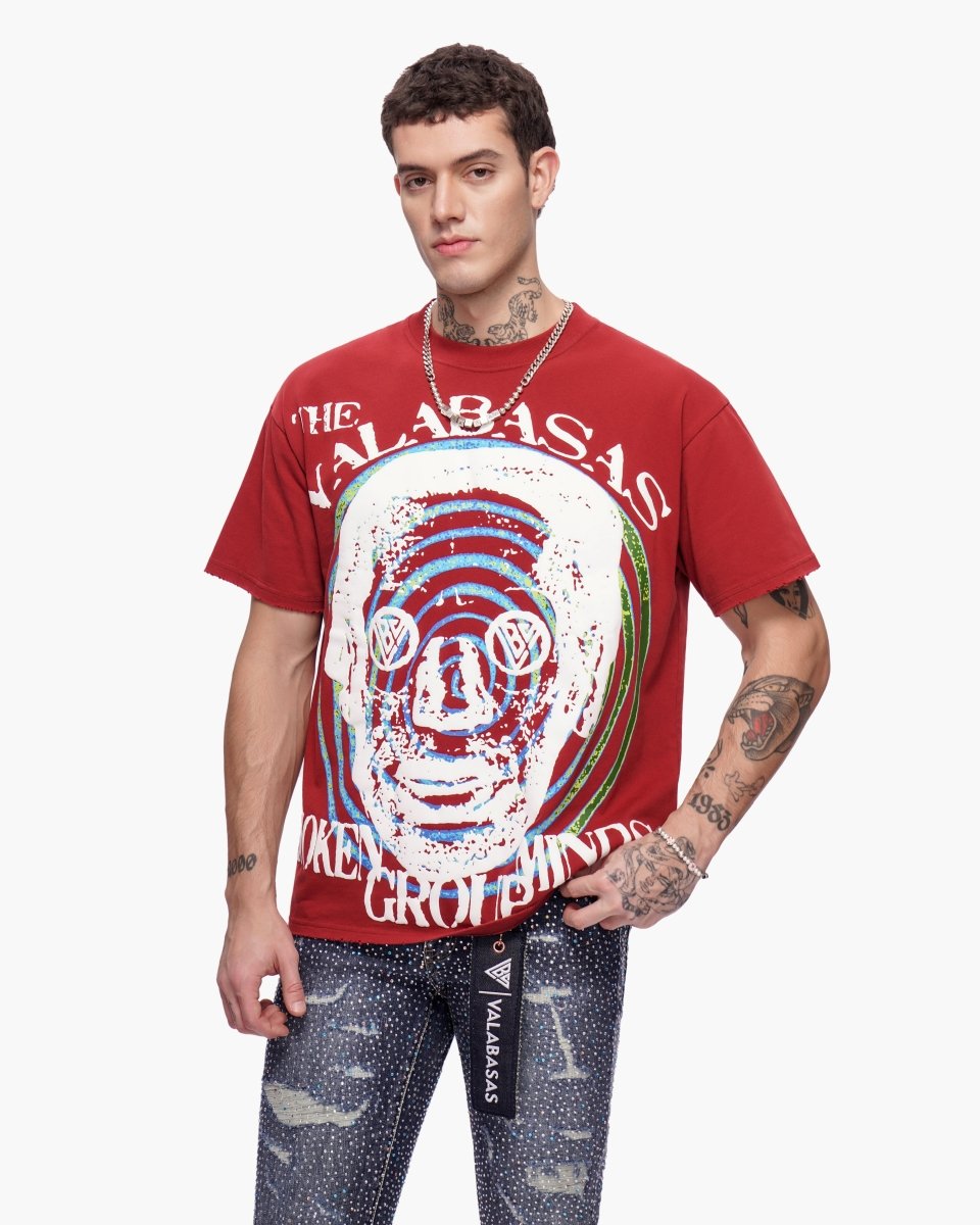 Awoken Minds Tee Red - Valabasas