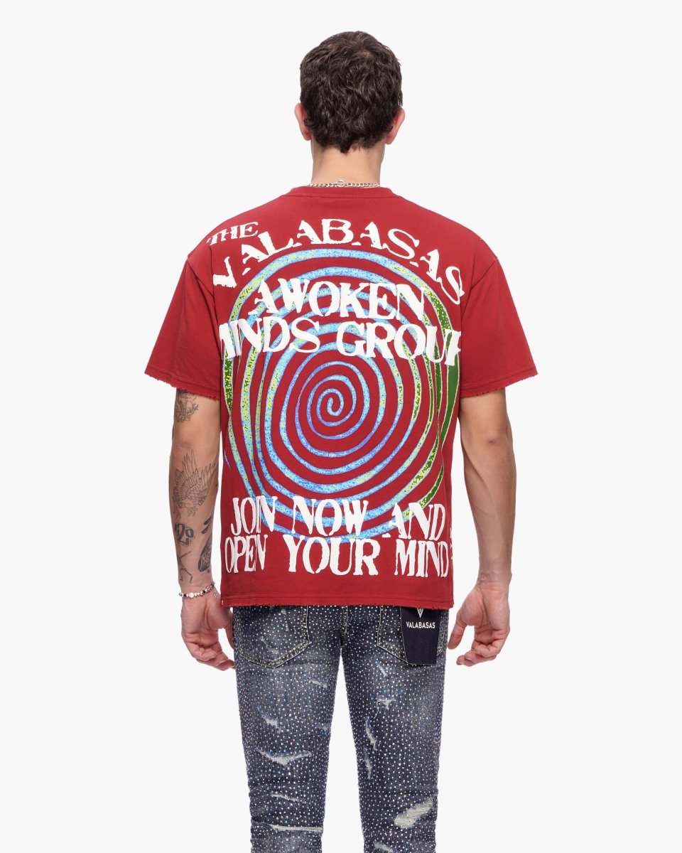Awoken Minds Tee Red - Valabasas