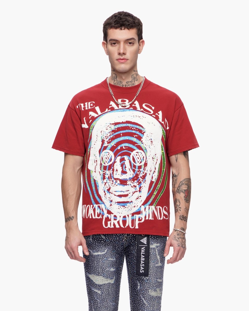 Awoken Minds Tee Red - Valabasas
