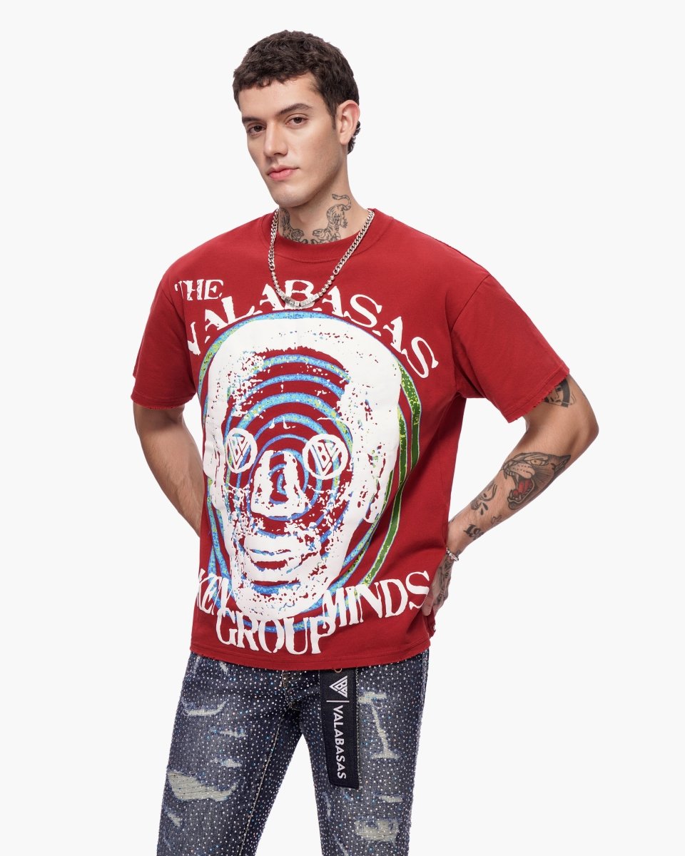 Awoken Minds Tee Red - Valabasas