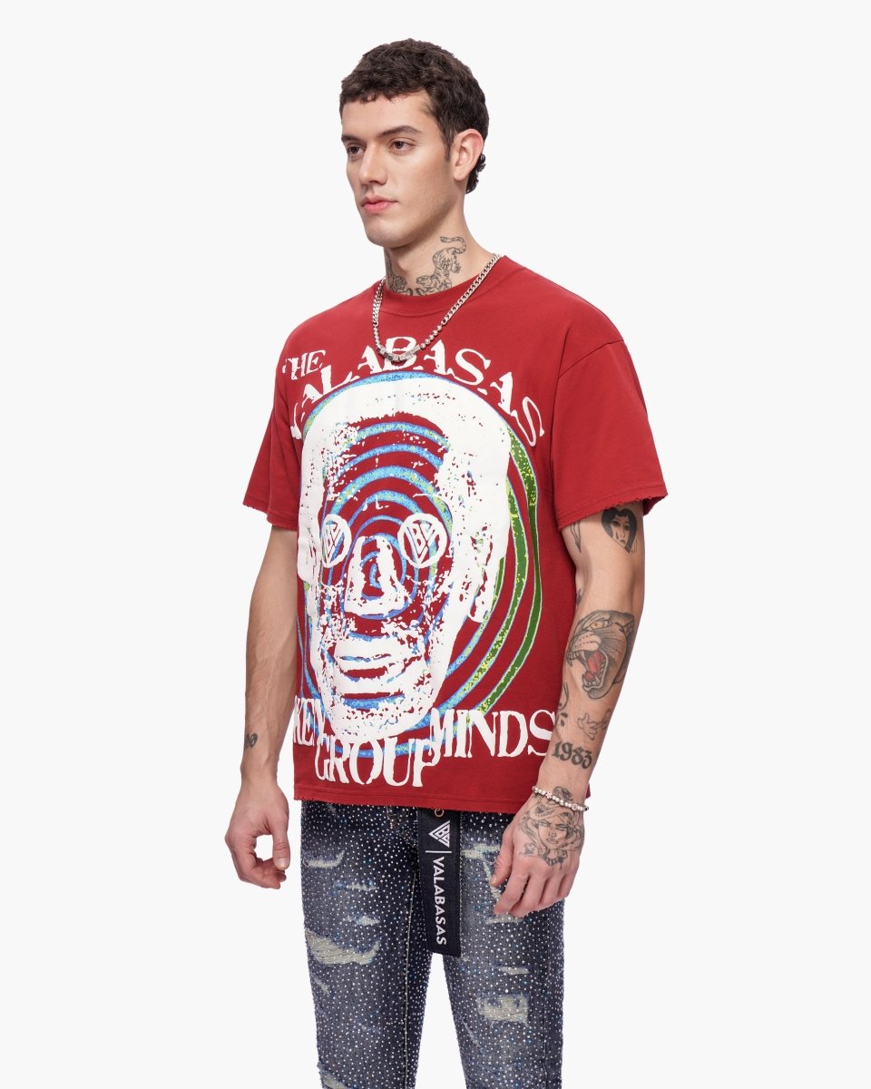 Awoken Minds Tee Red - Valabasas