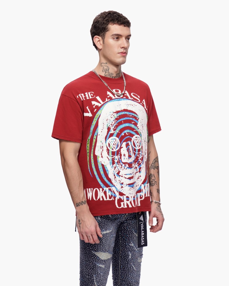 Awoken Minds Tee Red - Valabasas