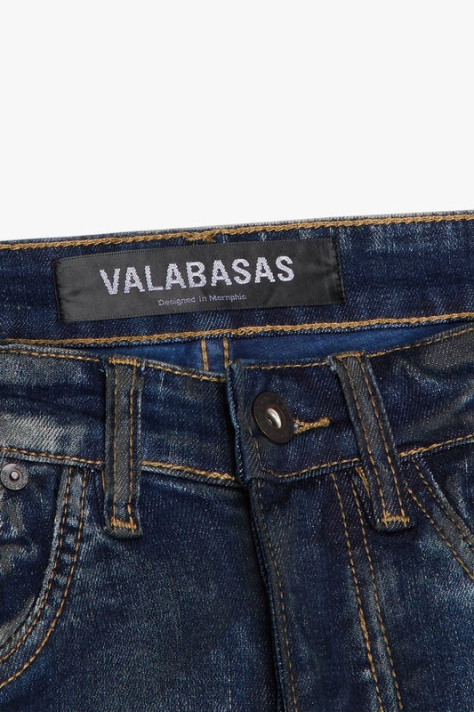 Azulejo Baggy Jeans Blue Washed - Valabasas