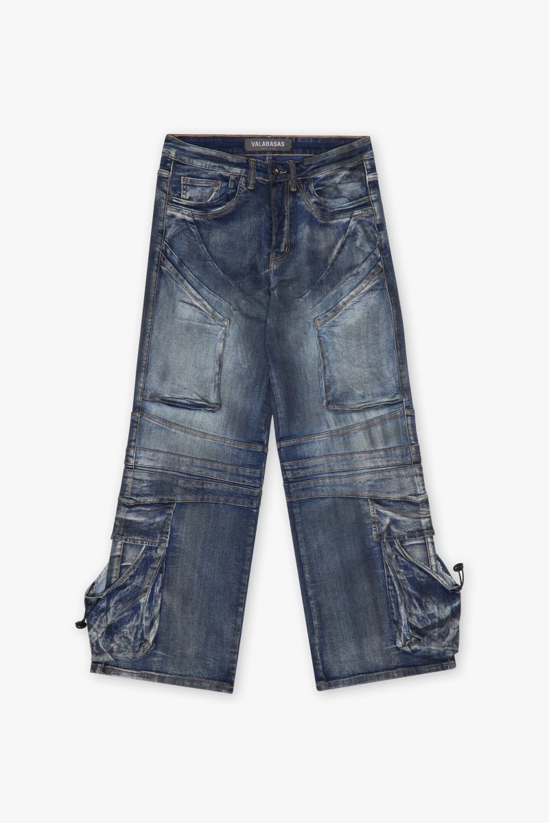 Azulejo Baggy Jeans Blue Washed - Valabasas