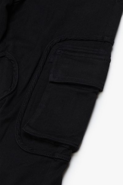 "POCKET TRAIL" BLACK SKINNY DENIM JEAN