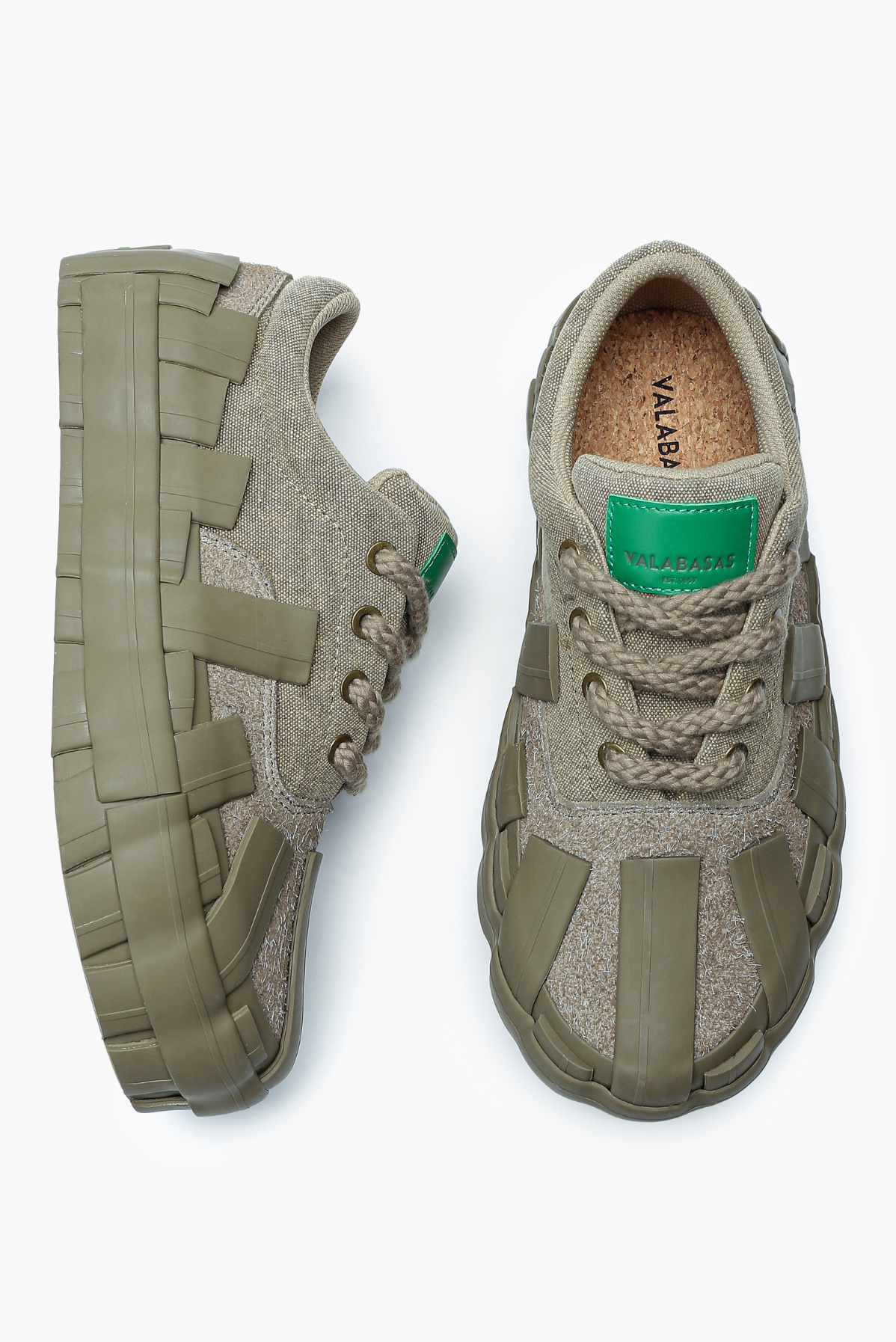Yuratsu 100 Olive Shoes