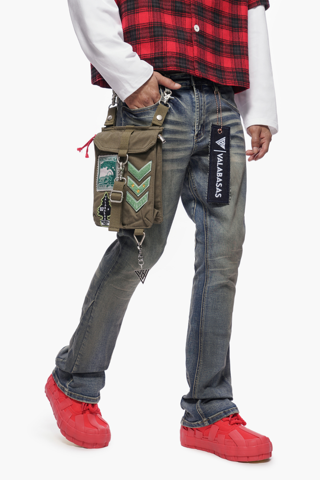 Story Stacked Dirty Blue Jean