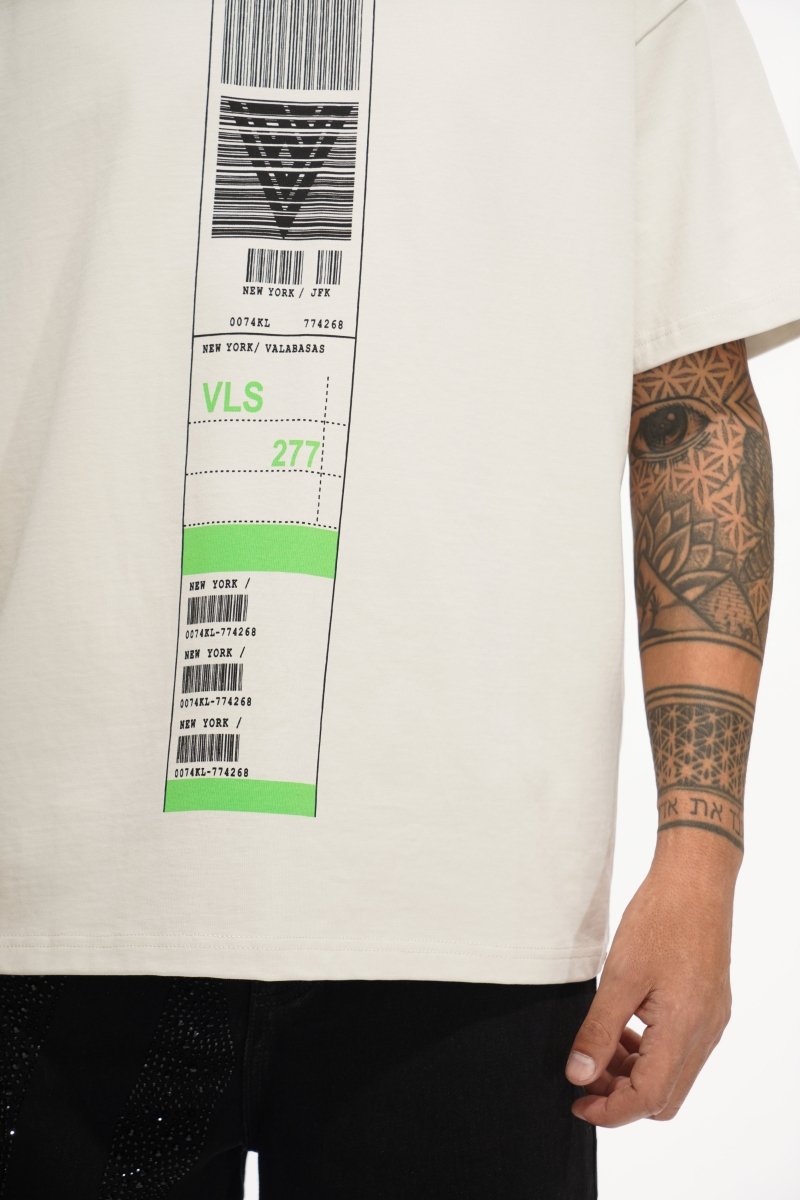 Baggage Claim Tee Cream - Valabasas