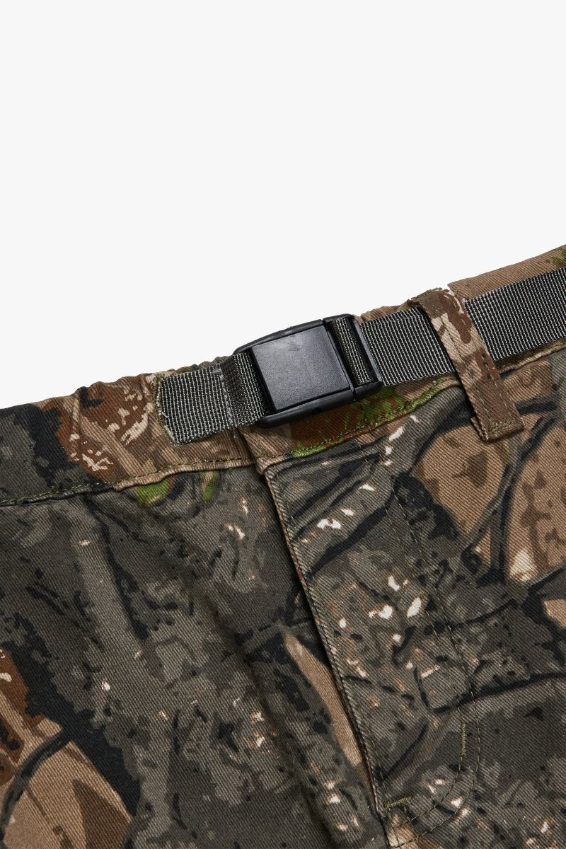 "BAKI" MOSS GREEN TAPERED JEAN